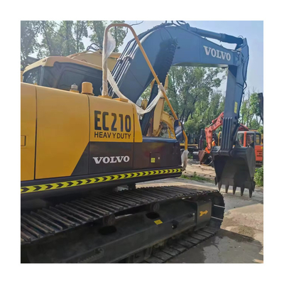 Gebrauchtes Volvo EC210D 21 Tonnen Hydraulisches Crawlerbagger für den Bau