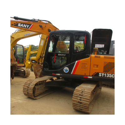Gebraucht Sany Bagger SY135C Hydraulischer Crawler Track Digger mit ISUZU-Motor
