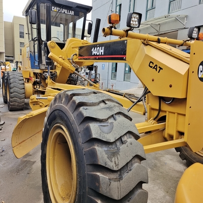 Gebrauchtes 12H Grader Caterpillar 140h Motor Grader mit Leistung und 1200 Arbeitsstunden