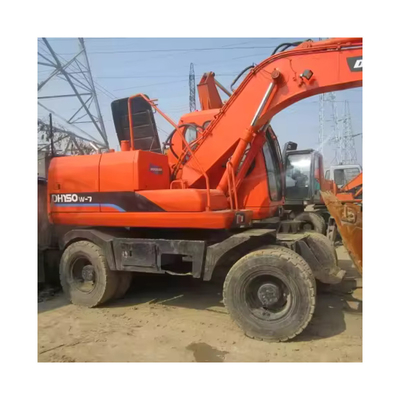 DB58TIS Motor Gebraucht Doosan DH150W-7 Radbagger 15 Tonnen Bagger Hergestellt in Korea