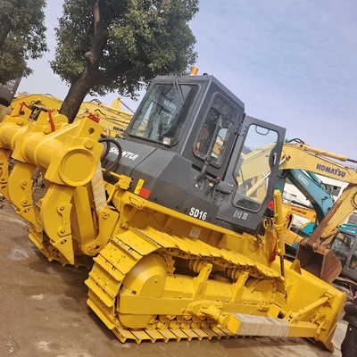 In gutem Zustand gebrauchtes Shantui SD16 Crawler Bulldozer mit Original-Hydraulikzylinder