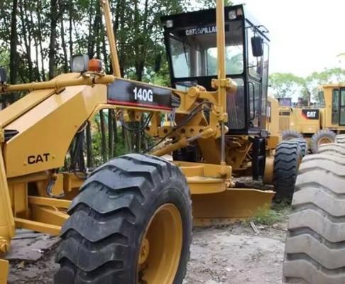 2018 Jahr Gebraucht CAT 140K Grader 17000 KG Gebraucht Originalradmotor Grader