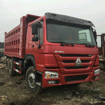 Gebraucht Howo 6x4 Dumper Truck Tipper 375 mit normaler Geschwindigkeitsregelung und manuellem Fenster
