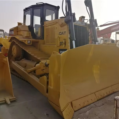 Gebrauchtes Caterpillar D7G Bulldozer mit Ripper und Hydraulikpumpe
