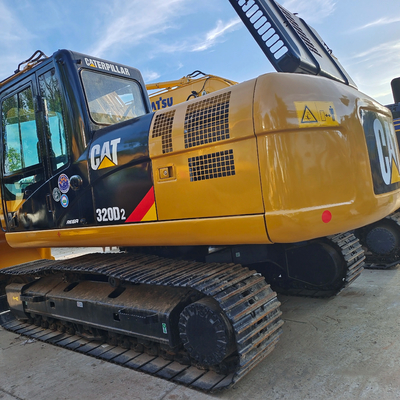Gebrauchtes Caterpillar Bagger Cat320d 320D Hydraulisches Crawler Bagger 1,2CBM Eimerkapazität