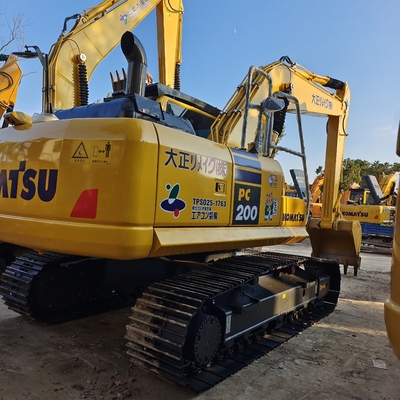 Gebrauchtes Komatsu Bagger PC200-8 Hydraulisches Crawler Bagger mit 1,2CBM Eimerkapazität
