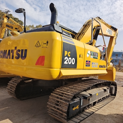 Gebrauchtes Komatsu Bagger pc200-8 mit ORIGINAL Hydraulik Pumpe und 1,2CBM Eimer Kapazität