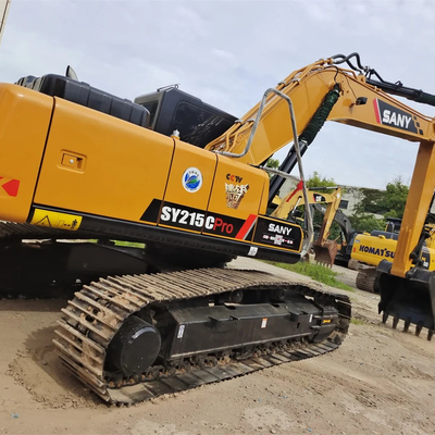12TONS Betriebsgewicht Sany SY215C Gebraucht-Hydraulische Crawler-Grabmaschine für den Bau