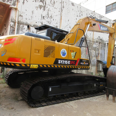 12 Tonnen Betriebsgewicht Sany SY215C Hydraulischer Crawlerbagger für den Bau