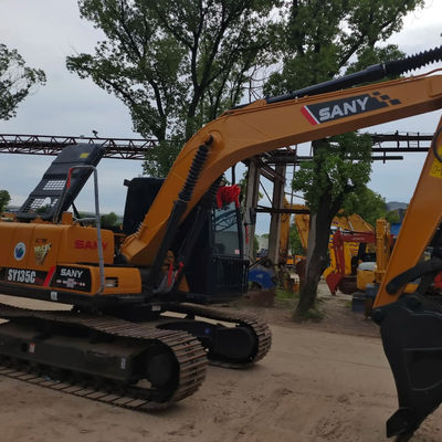 Sany SY135C Hydraulic Crawler Excavator mit 0,7CBM Eimer Kapazität und ISUZU Motor