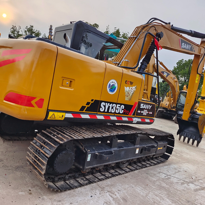 Ausgezeichneter Zustand Sany Sy135c Hydraulik-Krawlerbagger für den Baumarkt