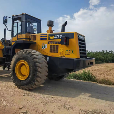 8 Tonnen Nennlast Gebraucht Komatsu WA470-3 Radlader für Lagerbetrieb