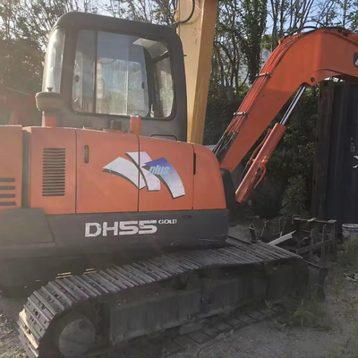 DOOSAN DX55-9C Mini Crawler Bagger 2010 Jahr Gebraucht für Erdarbeiten