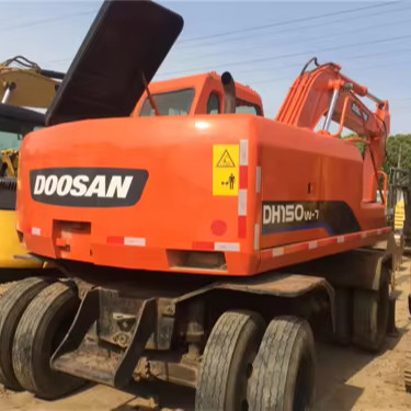 15 Tonnen Digger Doosan DH150W-7 Radbagger mit Original-Korea-Hydraulikzylinder