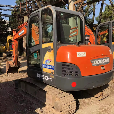 Eimer Kapazität 0.2 Gebraucht Doosan Mini Bagger DH60-7 in ausgezeichnetem Zustand in Korea