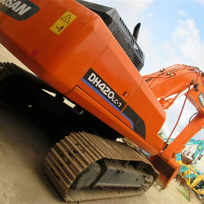Doosan DH420LC-7 Gebrauchtbagger mit ursprünglicher Hydraulikpumpe und 2,18-Eimer-Kapazität