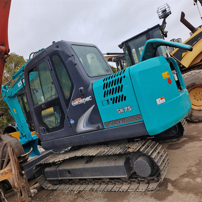 Gebraucht KOBELCO SK75 Minibagger 0,7 Eimer Kapazität mit 7000kg Betriebsgewicht