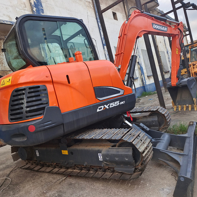 Gebrauchtes Doosan Dx55-9c Minibagger 1200 Arbeitsstunden und 0,21 Eimer Kapazität 5,5 Tonnen