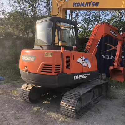 Gebrauchtes Doosan Dx55 Minibagger 5 Tonnen mit 4TNV94L-Motor und ORIGINAL Hydraulikpumpe