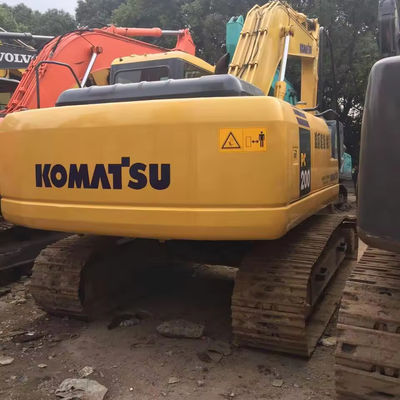 107KW 20 Tonnen KOMATSU PC200 Gebrauchtes mittleres Crawlerbagger mit Original-Hydraulikventil