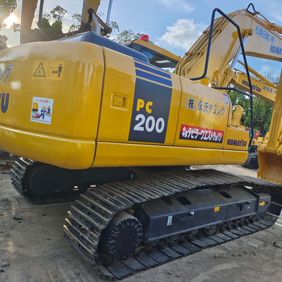 20 Tonnen Gebraucht Komatsu PC200 Bagger Japanische Schwermaschine mit 1 CBM Eimer Kapazität