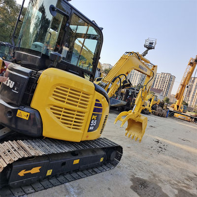 Gebraucht 5.5TONS Bagger Verkauf Second Hand PC55 Komatsu Earth Mini Bagger mit 28.5KW