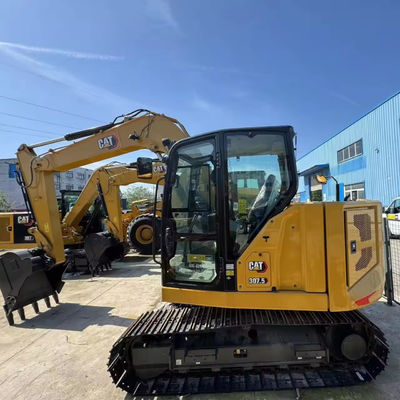 Katze 307E 7 Tonnen Bagger mit Eaton Hydraulikpumpe und Original 306 Gummi-Crawler