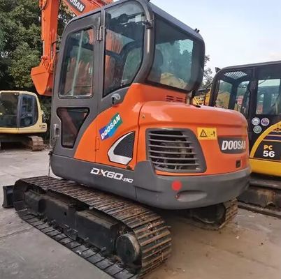Mini-Gräber von 6 Tonnen Doosan DX60-9c DX60-7 DX75 DX80 DX55 mit 1800 Arbeitsstunden