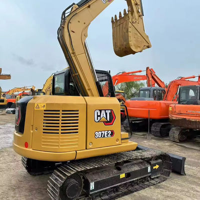 Gebraucht Japan CAT 305.5E2 Mini-Hydraulischer Bagger mit Blatt 43KW 5.1/3.2 Nenngeschwindigkeit