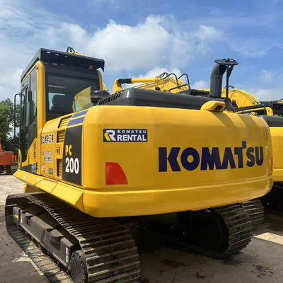 Japan Komatsu PC200-8 Gebraucht-Crawler-Exkavator mit Spuren-Schuhe 20 Tonnen in der Herstellungsanlage
