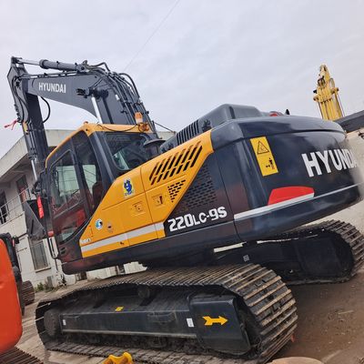20 Tonnen schwerer Hyundai 220LC-9S Bagger für Baumaschinen im Produktionsbetrieb