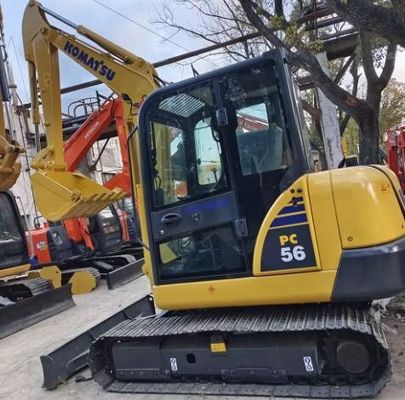 Gebrauchtes Komatsu PC56 Crawler Backhoe Bagger Garantierte Leistung und Zuverlässigkeit