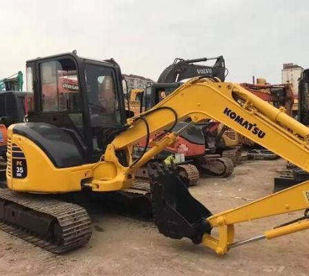 3500 KG Maschinengewicht Gebraucht Komatsu PC35MR PC40 PC55 PC56 Minibagger aus Japan