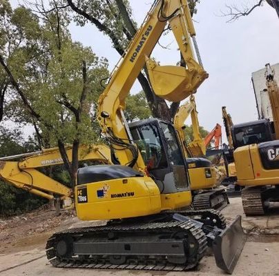 7190 kg Betriebsgewicht Gebrauchtes Komatsu PC78US Bagger mit Original-Hydraulikventil