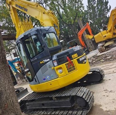 Gebrauchtes Komatsu PC78US Bagger mit Komatsu S4D95LE-3 Motor in gutem Zustand