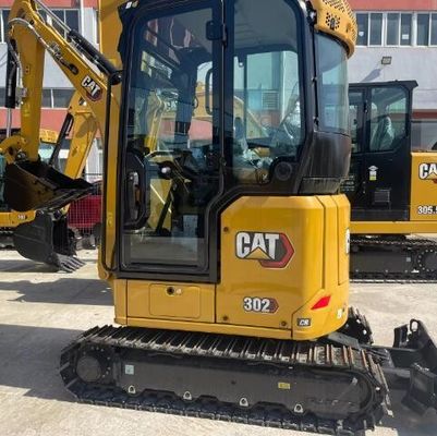 2023 Jahr Original CAT 302cr Bagger 2 Tonnen Hydraulischer Crawler Backhoe Minibagger