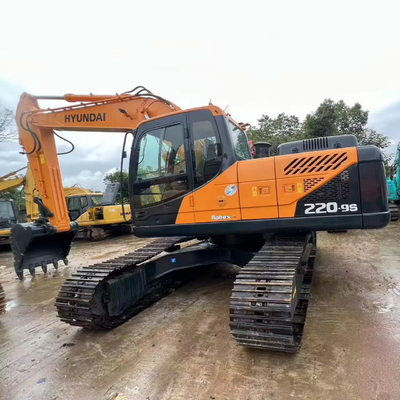 Baumaterial-Läden Max Gräberradius 2750 Hyundai220 Hyundai215 Gebrauchtbagger