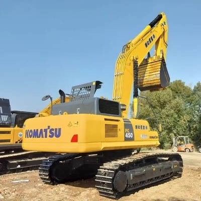 Gebrauchtes Komatsu PC450 Bagger mit Original-SAA6D125E-5-Motor und 2,1-Eimer-Kapazität