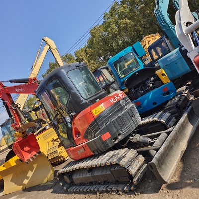 3887 KG Maschinengewicht Gebraucht Kubota U55 35 Bagger Original Japan in gutem Zustand